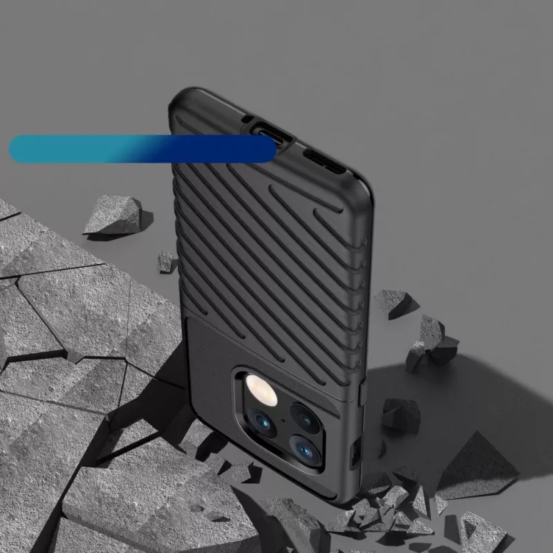 Hurtel Thunder Case Elastyczne Pancerne Etui do OnePlus 10 Pro Czarny