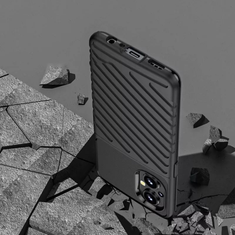 Hurtel Thunder Case Elastyczne Pancerne Etui do OnePlus Nord N20 5G Czarny