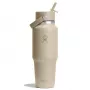 Butelka podróżna Hydro Flask z szerokim ustnikiem i słomką Flex Straw Cap 32OZ 946ml Oat