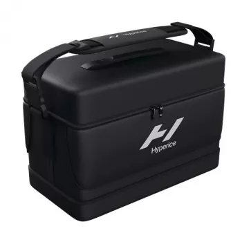 Hyperice 3 Etui na Hypervolt Go 2, czarne – półsztywne etui ochronne z pianki EVA