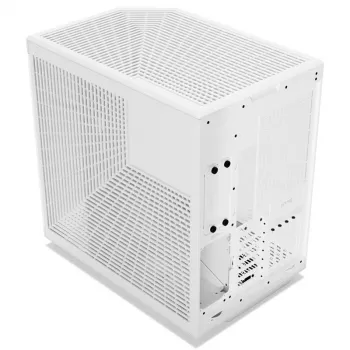 HYTE Y70 Touch obudowa Mid-Tower, biała, 14,1 inch ekran dotykowy LCD, szkło hartowane, E-ATX/ATX/mATX/Mini-ITX