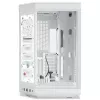 HYTE Y70 Touch obudowa Mid-Tower, biała, 14,1 inch ekran dotykowy LCD, szkło hartowane, E-ATX/ATX/mATX/Mini-ITX