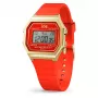 ICE Sunset Unisex Zegarek Kwarcowy 32mm Gradient Różowy/Pomarańczowy/Żółty Tarcza Neon Różowy Pasek Silikonowy 100m Wodoodporny