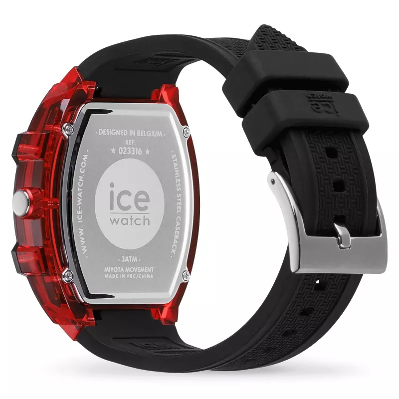 ICE WATCH ICE Man 23316 40mm Pink Silicone Quartz Watch