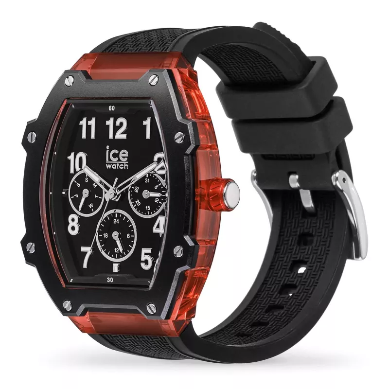 ICE WATCH ICE Man 23316 40mm Pink Silicone Quartz Watch