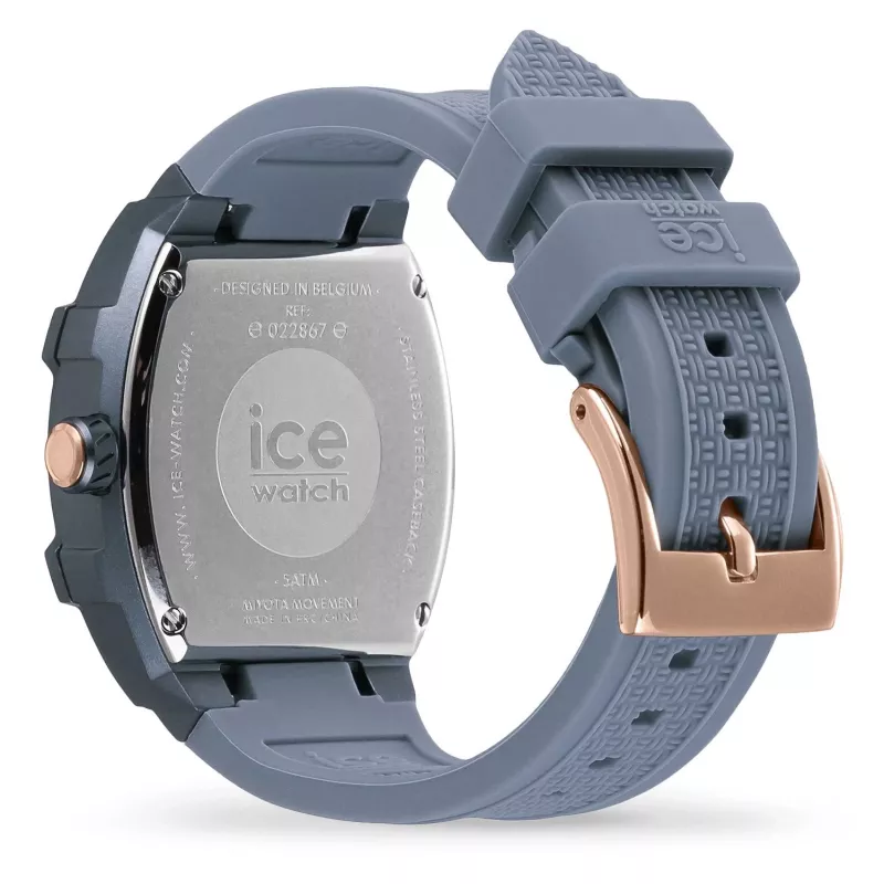 Zegarek damski ICE 22867 (35mm) - Różowy silikon, kwarcowy