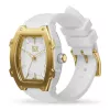 Zegarek damski ICE 23318 (36mm) - Różowy pasek silikonowy, kwarcowy analogowy, wodoszczelność 10 ATM