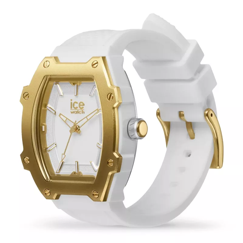 Zegarek damski ICE 23318 (36mm) - Różowy pasek silikonowy, kwarcowy analogowy, wodoszczelność 10 ATM