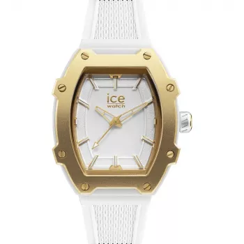 Zegarek damski ICE 23318 (36mm) - Różowy pasek silikonowy, kwarcowy analogowy, wodoszczelność 10 ATM