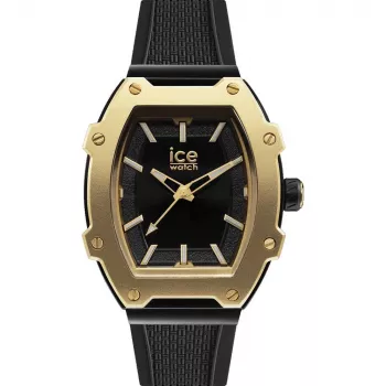 Zegarek damski ICE 23319 (36mm) - Różowy pasek silikonowy, kwarcowy analogowy, wodoszczelność 10 ATM
