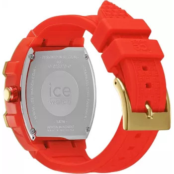 Zegarek damski ICE 23320 (36mm) - Różowy pasek silikonowy, kwarcowy analogowy