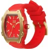 Zegarek damski ICE 23320 (36mm) - Różowy pasek silikonowy, kwarcowy analogowy