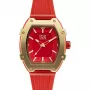 Zegarek damski ICE 23320 (36mm) - Różowy pasek silikonowy, kwarcowy analogowy