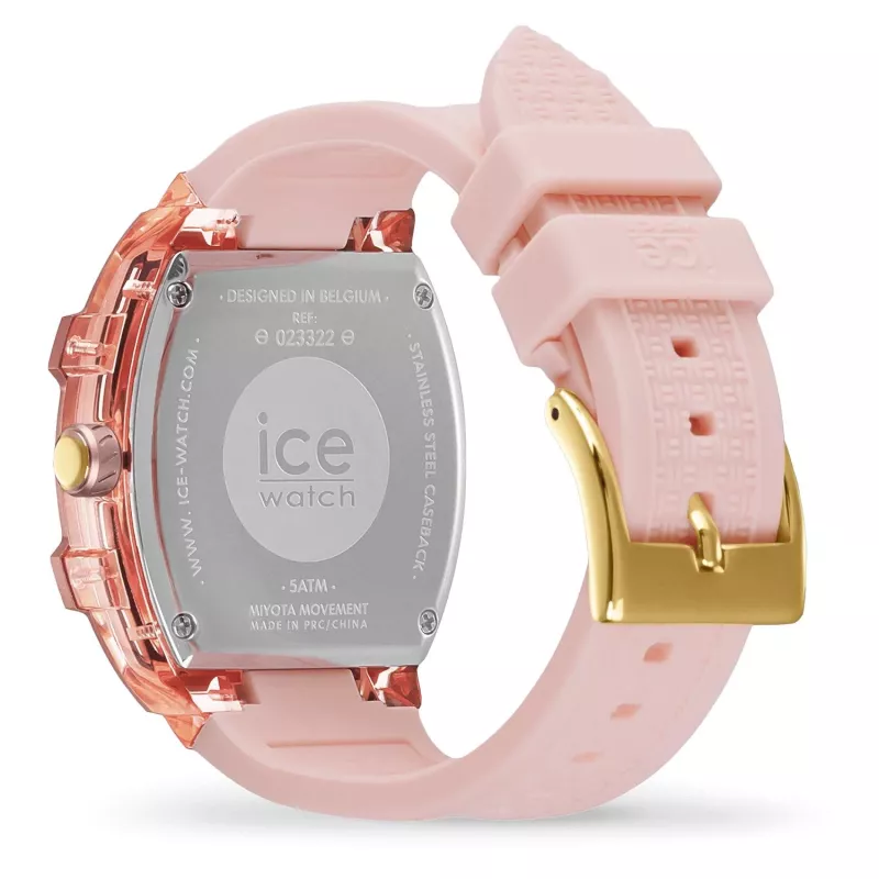 Zegarek damski ICE 23322 (36mm) Różowy Silikon Kwarcowy