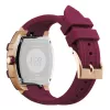 Zegarek damski ICE 23806 (45mm) - Różowy pasek silikonowy, kwarcowy analogowy, wodoszczelność 10 ATM