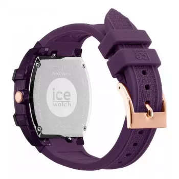 Zegarek damski ICE 23994 (45mm) - różowy silikon, kwarcowy
