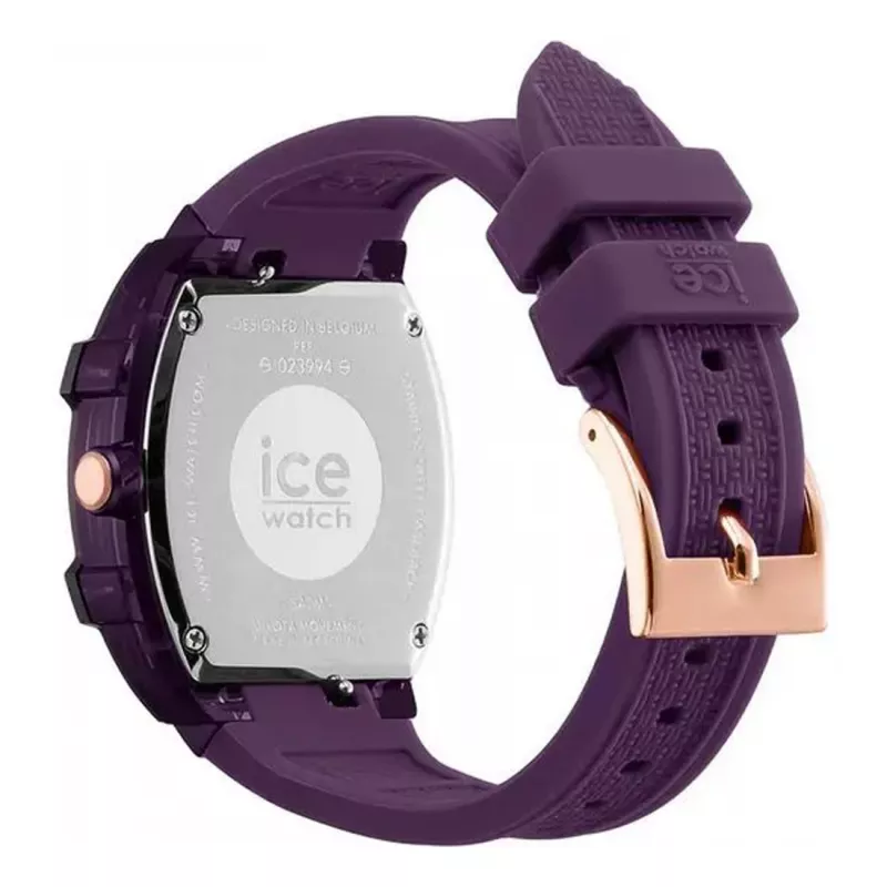 Zegarek damski ICE 23994 (45mm) - różowy silikon, kwarcowy