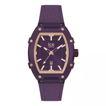 Zegarek damski ICE 23994 (45mm) - różowy silikon, kwarcowy