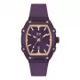Zegarek damski ICE 23994 (45mm) - różowy silikon, kwarcowy