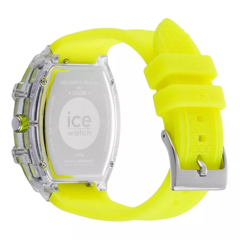 Zegarek damski ICE 24286 (45mm) - Różowy silikon, kwarcowy, analogowy