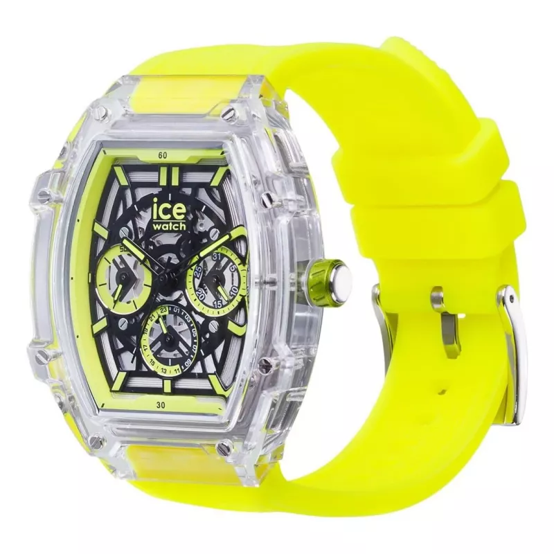 Zegarek damski ICE 24286 (45mm) - Różowy silikon, kwarcowy, analogowy