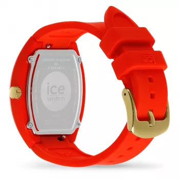 Zegarek damski ICE 24542 (45mm) - Biały silikonowy pasek, mechanizm kwarcowy