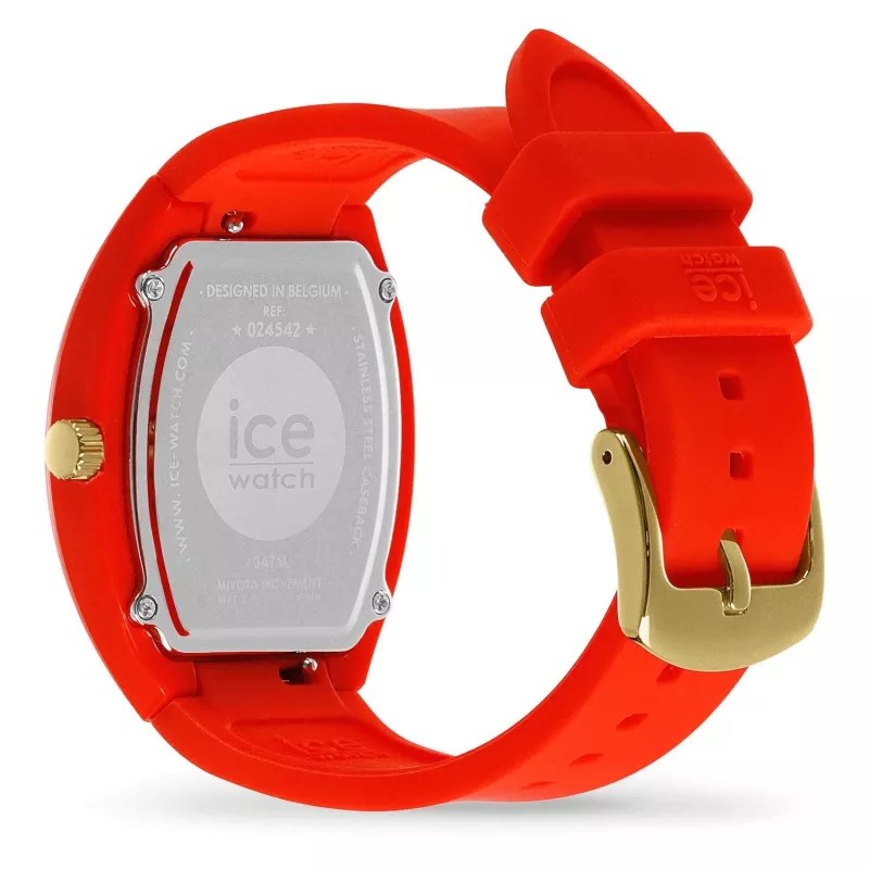 Zegarek damski ICE 24542 (45mm) - Biały silikonowy pasek, mechanizm kwarcowy