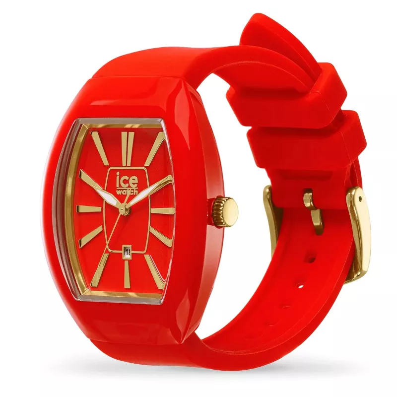 Zegarek damski ICE 24542 (45mm) - Biały silikonowy pasek, mechanizm kwarcowy