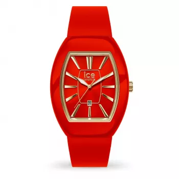 Zegarek damski ICE 24542 (45mm) - Biały silikonowy pasek, mechanizm kwarcowy