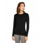 Icebreaker 200 Oasis L/S Crewe Women's Base Layer Top - Black, XS