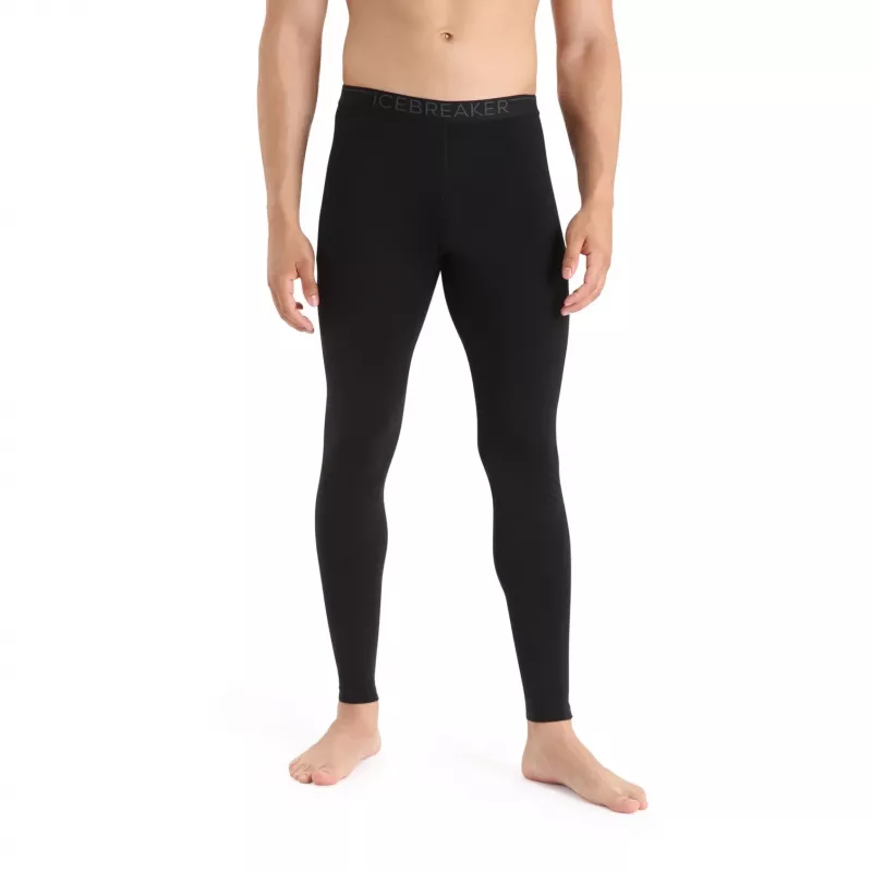 Icebreaker 200 Oasis Men's Thermal Base Layer Leggings Black