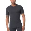 Icebreaker Anatomica S/S Crewe Base Layer T-Shirt - Black/Monsoon - Size M