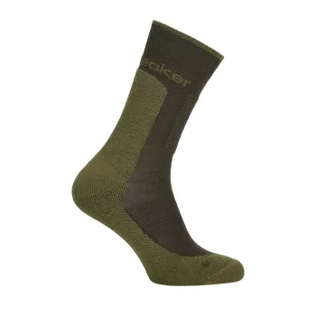 Skarpety turystyczne Icebreaker Hike+ Medium Crew z wełny merino Loden/Lichen, męskie, rozmiar Large