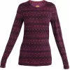 Icebreaker Merino 200 Oasis LS Crew Women's First Snow Nightshade/Tempo