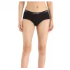 Icebreaker Sprite Hot Legginsy damskie warstwa podstawowa Czarny