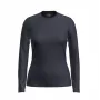 Icebreaker Damski 200 Oasis Long Sleeve Crewe Termiczna Bielizna Podstawowa Górna - Midnight Navy - XS