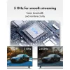 Icy Box IB-WL101 Bezprzewodowy zestaw przedłużacza HDMI - Nadajnik i odbiornik USB-C do HDMI, Full HD 1080p, zasięg 30 m, czarny