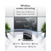 Icy Box IB-WL101 Bezprzewodowy zestaw przedłużacza HDMI - Nadajnik i odbiornik USB-C do HDMI, Full HD 1080p, zasięg 30 m, czarny