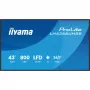 IIYAMA LH4366UHSB-B1AG 43 calowy 4K UHD Digital Signage Display, panel VA, 500 cd/m², praca 24/7, Android 9.0, Wi-Fi, 2x 10W głośniki
