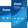 IIYAMA LH6566UHSB-B1AG 65 cali 4K UHD Digital Signage Display z Android 11, 500 cd/m², 2x HDMI, USB-C, DP, WiFi, praca 18/7