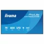 IIYAMA LH7566UHSB-B1AG 75 calowy 4K UHD Cyfrowy ekran informacyjny z Android 11, praca 24/7