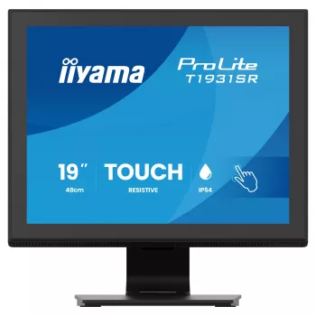 IIYAMA ProLite T1931SR-B2S 19 cali 1280x1024 IPS 5:4 Rezystancyjny monitor dotykowy, 14 ms, DisplayPort, VGA, DVI, Głośniki, VESA