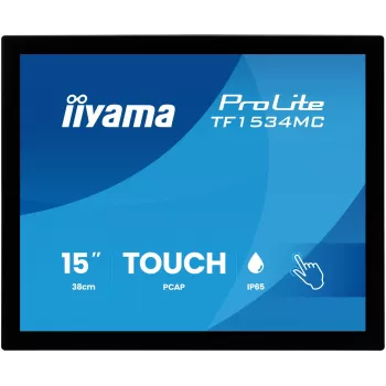 IIYAMA ProLite TF1534MC-B8X 15 cali XGA TN LED Monitor Dotykowy (HDMI, DP, VGA, USB, IP54)
