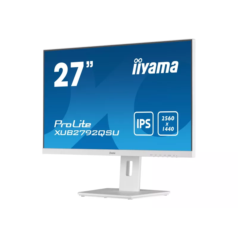 IIYAMA XUB2792QSU-W5 27 inch WQHD IPS LED Monitor Biznesowy - Biały