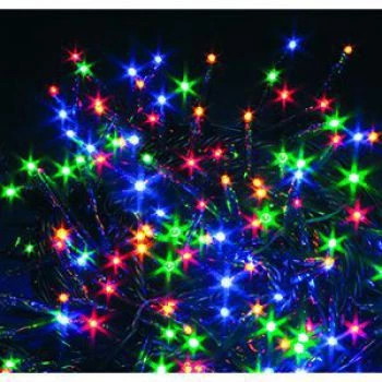 iLike 100 LED Multicolor String Lights Green Cable 3m