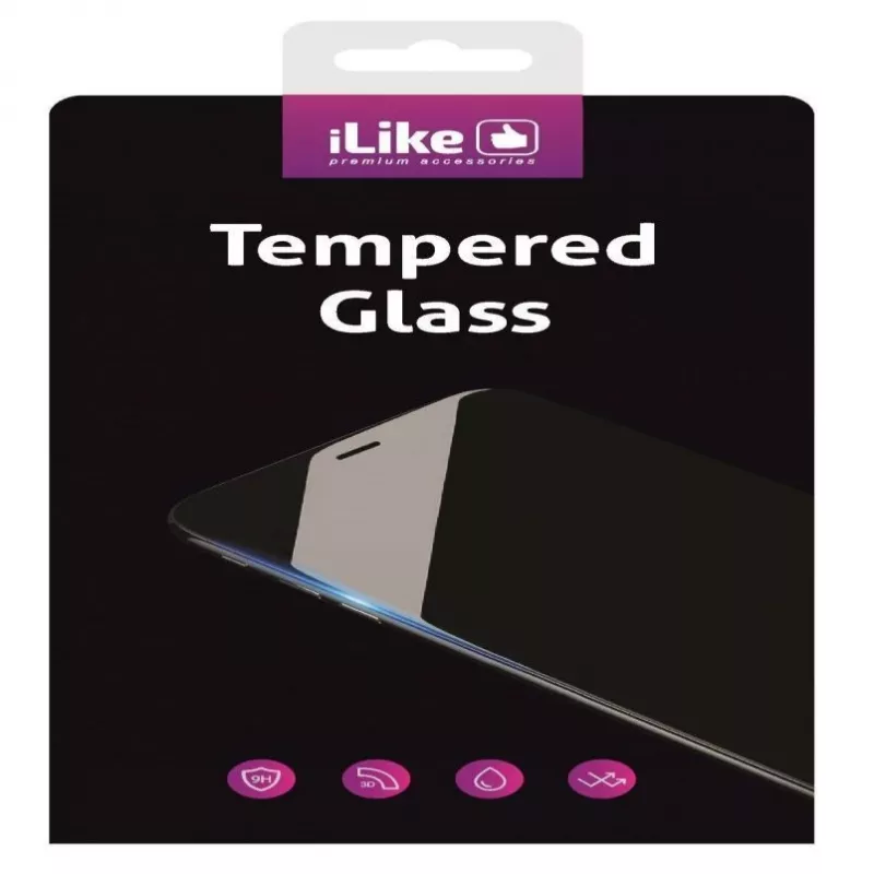 iLike 2.5D Full Glue Tempered Glass Screen Protector do Huawei P Smart 2019 - Czarna Ramka