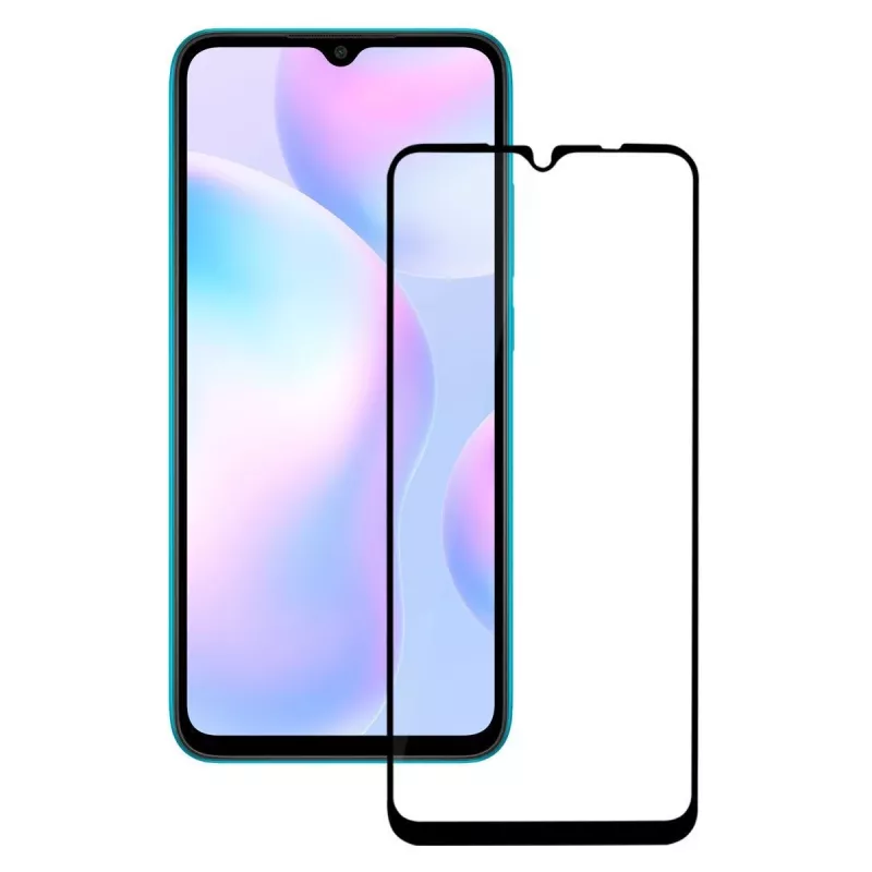 iLike 2.5D Full Glue Tempered Glass Screen Protector do Xiaomi Redmi 9 (czarna ramka)