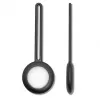 iLike AirTag Silicone Keychain Loop Case Black