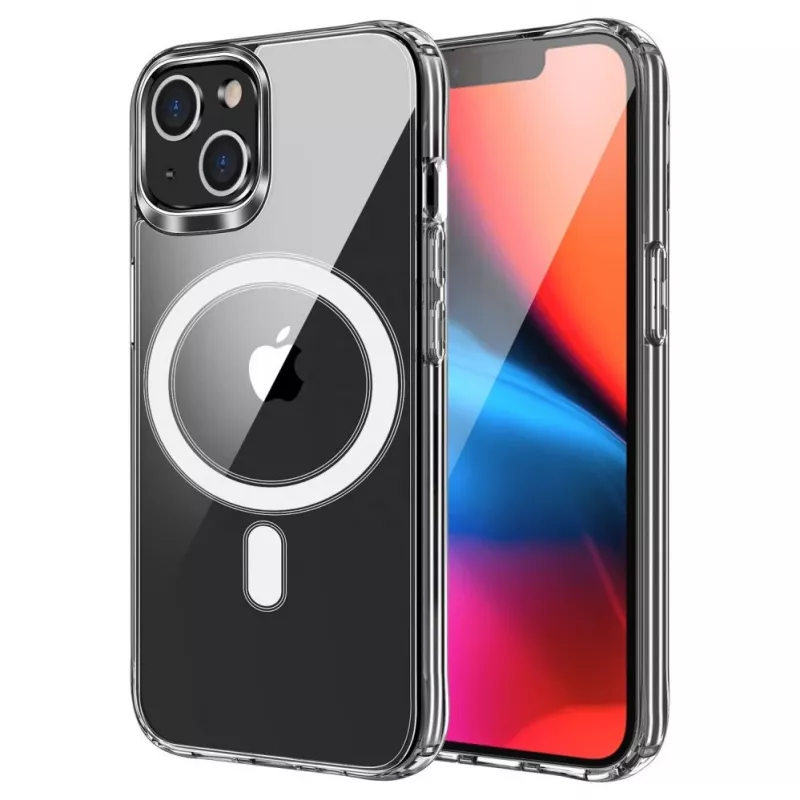 iLike Apple Case for iPhone 16 Pro Clear Mag Cover (STR) Compatible with MagSafe Transparent