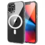 iLike Apple Case for iPhone 16 Pro Clear Mag Cover (STR) Compatible with MagSafe Transparent